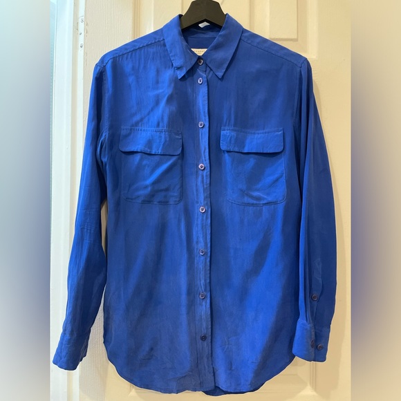 Equipment Tops - Equipment Silk Button Down Shirt